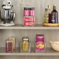 thumbnail image 4 of Clearly 4-Piece Clear Plastic Organizing Bin Set, 4 of 7