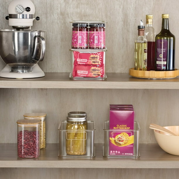 Clearly 4-Piece Clear Plastic Organizing Bin Set - Samsclub.com