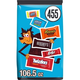 HERSHEY'S Halloween Assorted Candies, Variety Pack, 455 pcs.