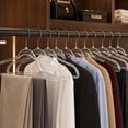 thumbnail image 3 of Brookstone Ultra Slim Invisible Closet Hangers- 30Pack, 3 of 7