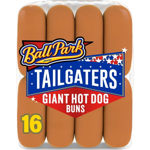 Ball Park Tailgaters Giant Hot Dog Buns, 2.19 oz., 16ct.