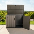 thumbnail image 8 of Lifetime 75 cu. ft. Horizontal Storage Shed, Light Brown, 8 of 17