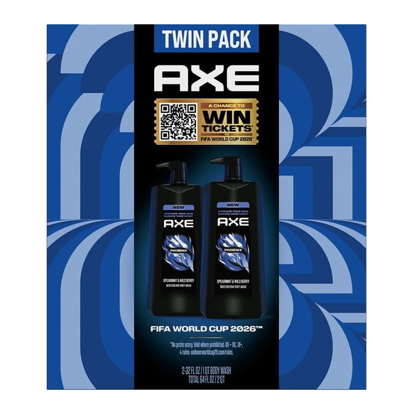 AXE Phoenix Body Wash, Spearmint & Wild Berry, 32 fl. oz., 2 pk.