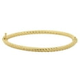 thumbnail image 1 of High Polish Twisted Bangle in 14K Gold, 1 of 7