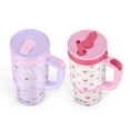 thumbnail image 6 of Ello Oasis 14oz Stainless Steel Kids Tumbler with Handle, 100% Leakproof, 2-Pack, 6 of 6