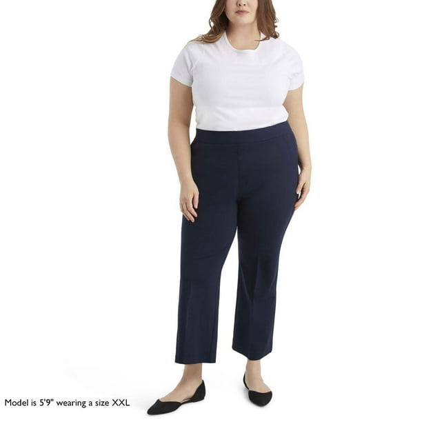 nine west women's dress pants - Brandclub inseam Bootcut flares slightly from knee to hem Magic elastic waistband Midrise sits on the hipFABRIC Nine West Dress Pants