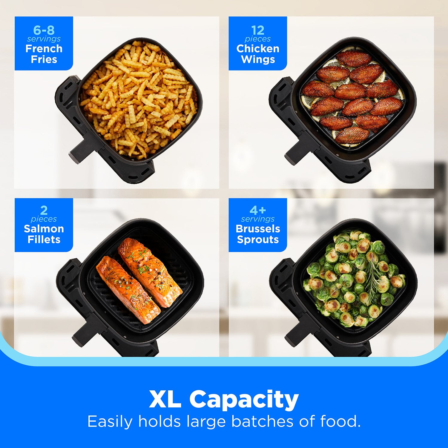 Midea HeatXpress 7.8 qt. Basket Air Fryer - Thumbnail 4