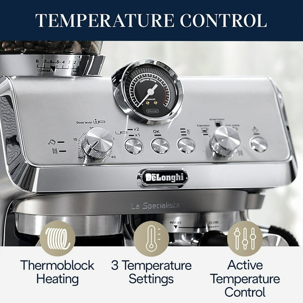 De'Longhi La Specialista Arte Stainless Steel Espresso Machine