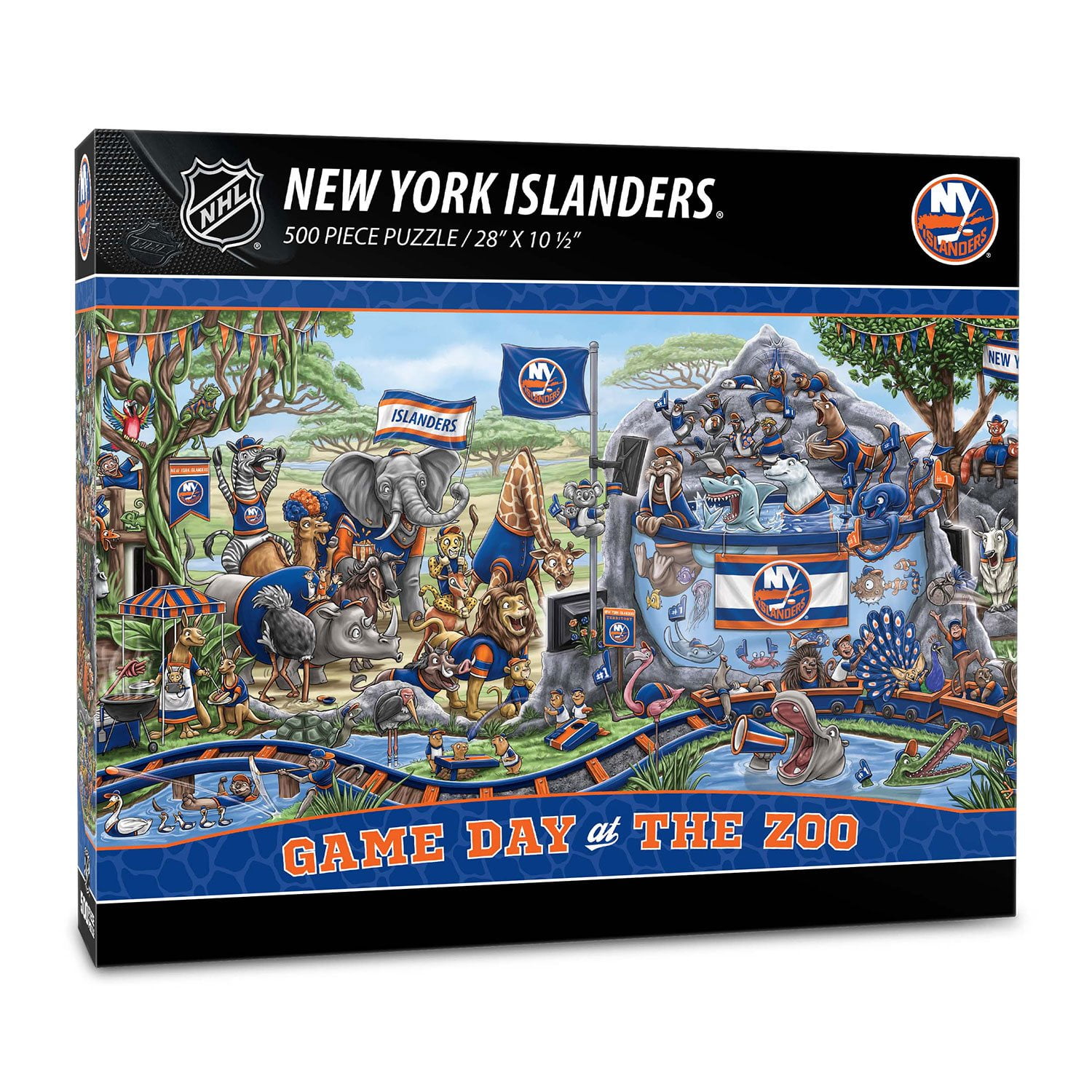 YouTheFan NHL Game Day At The Zoo 500pc Puzzle, Assorted Teams