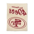 thumbnail image 2 of Logo Brands San Francisco 49ers Luxe Dreams Throw, 60" x 80", 2 of 6