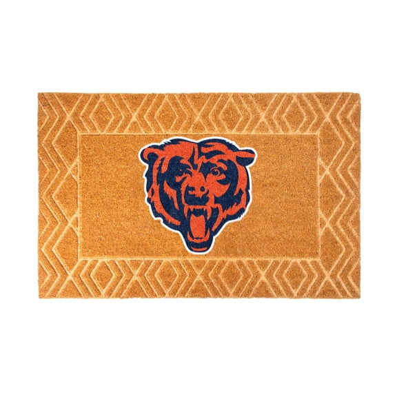 Logo Brands Chicago Bears Coir Outdoor Mat
