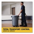 thumbnail image 4 of Rubbermaid Commercial Brute Round Twist On/Off Trash Can Dolly, 250 lb. capacity (Black), 4 of 8