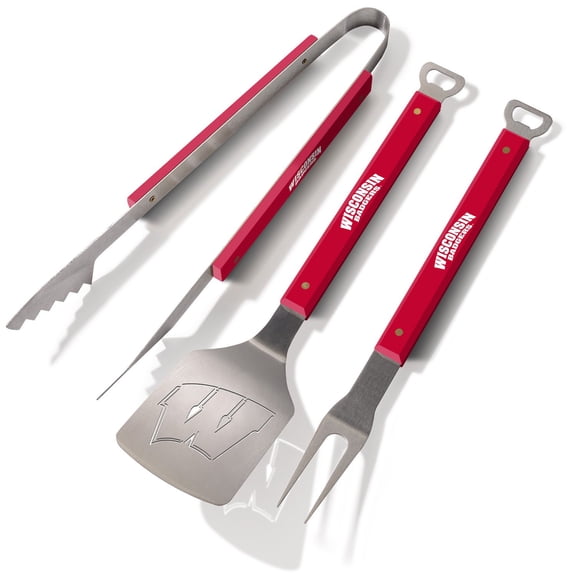 YouTheFan Wisconsin Badgers 3pc. Grill Set