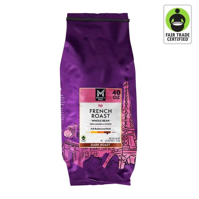 Member's Mark French Roast Whole Bean Coffee, 40 oz.