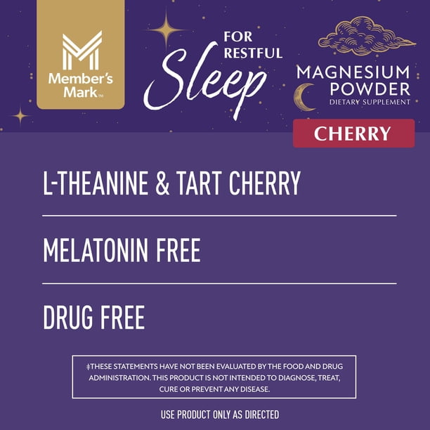 Member's Mark L-Theanine & Tart Cherry Magnesium Sleep Powder