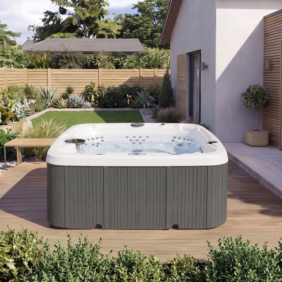 Lifesmart LS700DX 7-Person 90-Jet Spa with Waterfall