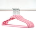thumbnail image 2 of Member's Mark Heavy Duty Adult Velvet Hangers, Assorted Colors - 50 Pack, 2 of 9