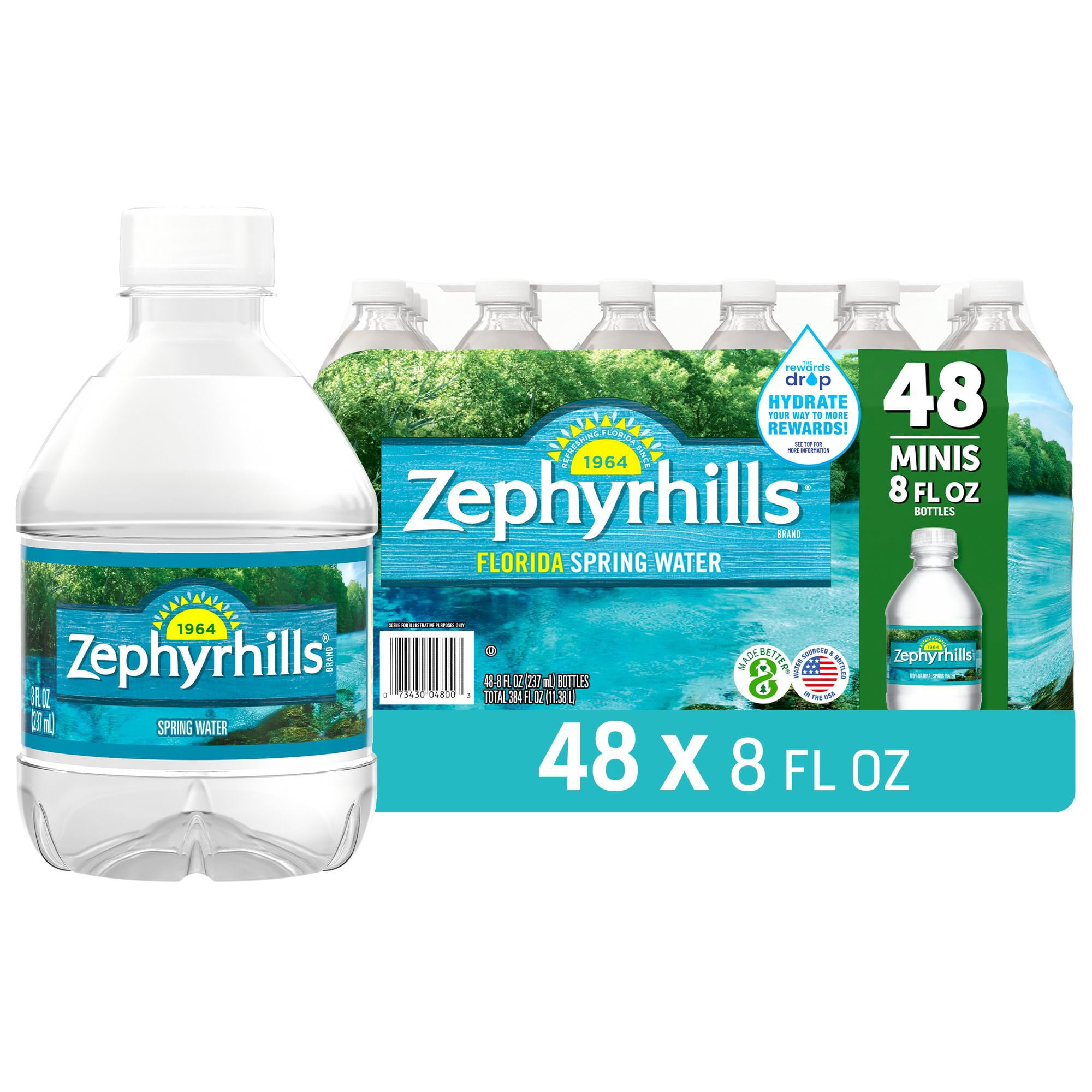Zephyrhills 100% Natural Spring Water 8 fl. oz., 48 pk. - Samsclub.com