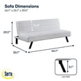 thumbnail image 2 of Serta Dakota Convertible Sofa, 2 of 10