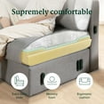 thumbnail image 2 of ZINUS Night Therapy Upholstered Reversible Chaise Sectional Sofa, 2 of 11