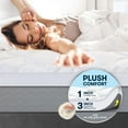 thumbnail image 2 of Serta 4" Fiberfill & Gel Memory Foam Pillow Top Mattress Topper, Assorted Sizes, 2 of 5