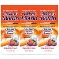 thumbnail image 1 of Children's Motrin Pain Reliever/Fever Reducer NSAID, 100 mg Ibuprofen, Original Berry 4 oz., 3 pk., 1 of 12