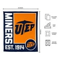 thumbnail image 3 of Logo Brands UTEP Miners 60"x70" Super Plush Blanket, 3 of 6