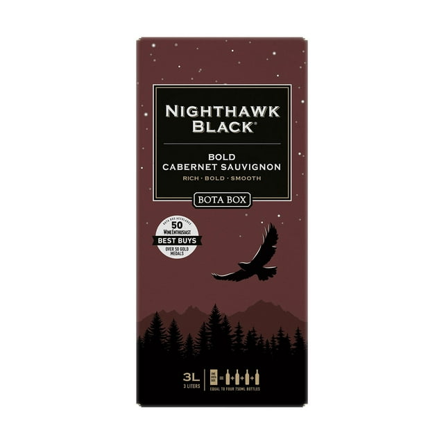 Bota Box Nighthawk Black Bold Cabernet Sauvignon (3 L)