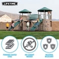 thumbnail image 2 of Lifetime Double Adventure Tower with Bridge Playset, 2 of 12