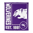 thumbnail image 1 of Logo Brands Morris Brown Wolverines 60"x70" Super Plush Blanket, 1 of 6
