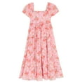 thumbnail image 6 of Rare Editions Girls Chiffon Maxi Dress, 6 of 8
