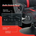thumbnail image 4 of Pedestal Gaming Chair with Built-in Sound and Vibration, Assorted Colors, 4 of 16