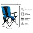 thumbnail image 3 of Logo Brands Carolina Panthers Hard Arm Chair, 3 of 6