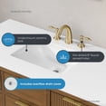 thumbnail image 3 of OVE Decors Xander Vanity with Engineered Marble Vanity Top and Rectangular Undermount Sink - Assorted Colors and Sizes Available, 3 of 12