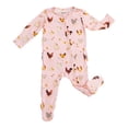 thumbnail image 4 of Angel Dear Baby Girls 2-Way Zipper Footie, 4 of 4