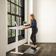 thumbnail image 10 of Seville Classics airLIFT 48" Tempered Glass Electric Sit-Stand Desk, 10 of 11