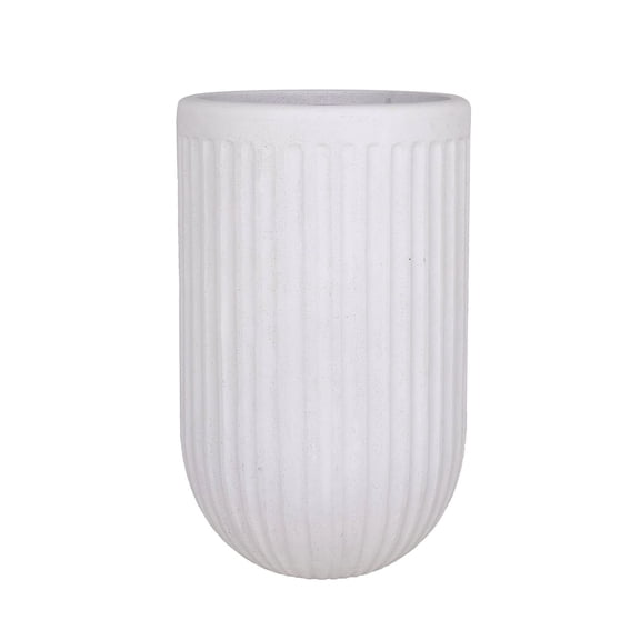 Grooved 25" Tall Planter