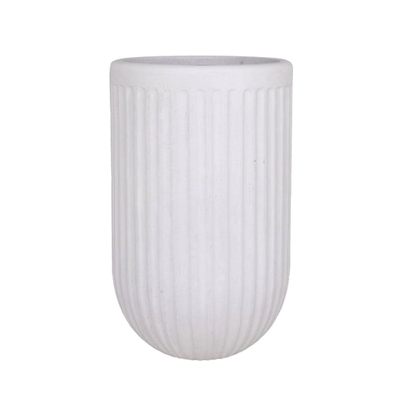 Grooved 25" Tall Planter