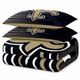thumbnail image 2 of Logo Brands New Orleans Saints Comforter Set, 2 of 5