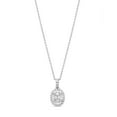 thumbnail image 6 of 0.80 C.T. TW Oval Shaped Diamond Earrings and Pendant Set in 14K Gold, 6 of 11