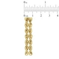 thumbnail image 7 of Kissing Hearts Double Rope Chain Earrings in 14K Gold, 7 of 7