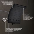 thumbnail image 2 of Oxygenics Curve 3-Setting Rain Shower Head, Various Finishes, 2 of 10