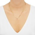 thumbnail image 5 of Statements & Symbols 14k Gold Paperclip Chain Charm Necklace, 5 of 9