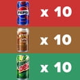 thumbnail image 3 of Pepsi Wild Cherry, Mountain Dew and Mug Root Beer Soda Mini Variety Pack, 7.5 fl oz., 30 pk., 3 of 4