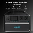 thumbnail image 5 of 500 Watt Anker SOLIX 536 Portable Power Station with 100 Watts Solar Panel, 5 of 10