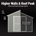 thumbnail image 6 of Handy Home Products Gable 10' x 16' Outdoor Wooden Shed, 6 of 15