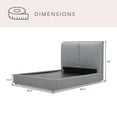 thumbnail image 3 of details by Becki Owens Harper Upholstered Bed Frame, Assorted Colors & Sizes, 3 of 14