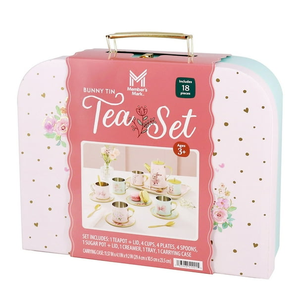 Member's Mark Tin Tea Set, 18 pc. - Samsclub.com