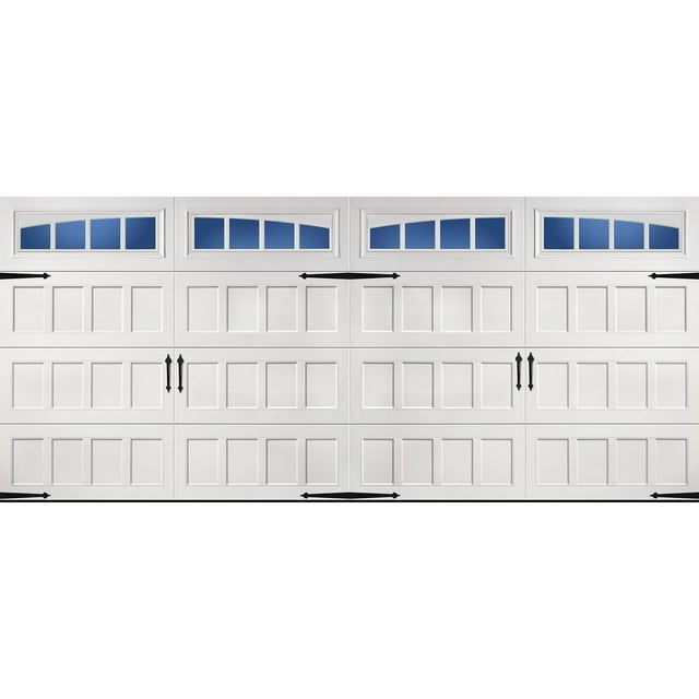 Amarr Hillcrest 2000 White Carriage House Garage Door (Multiple Options)