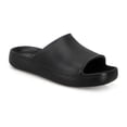 thumbnail image 1 of Totes Women's Ribbed Platform Slide Sandal, 1 of 6